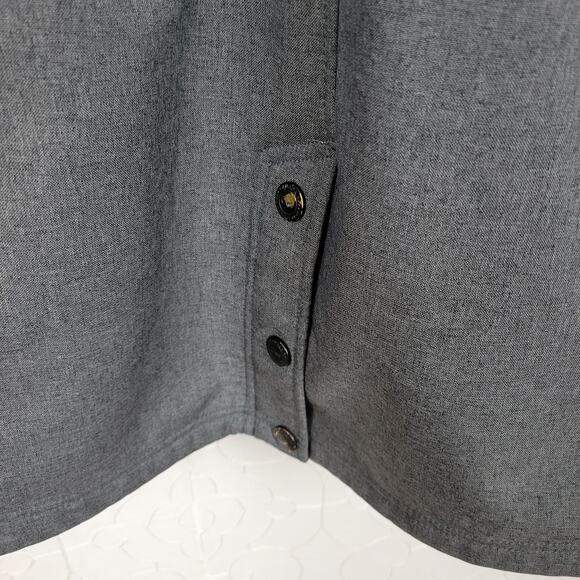 Canada Weather Gear Women's Jacket L Gray Faux Fur Hooded Softshell Anorak Zip - Picture 5 of 16